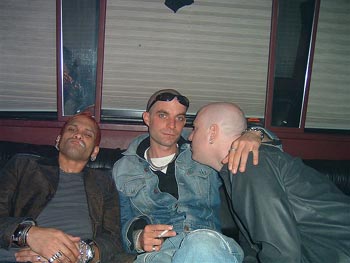 CJ, Pikey Dan and Random, in rare homo-erotic mood.