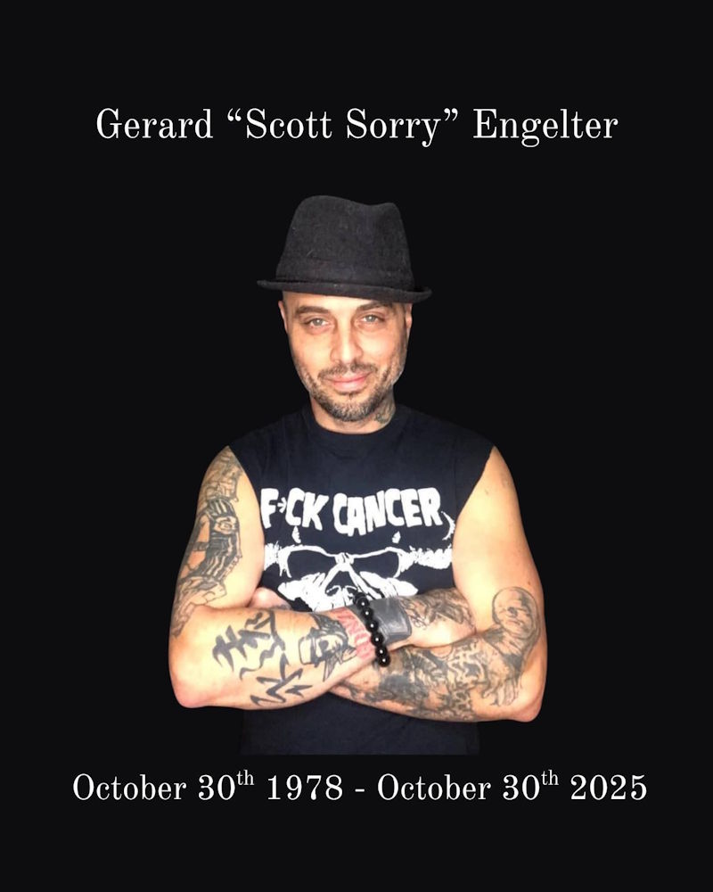 RIP Scott Sorry, 30th October 2025